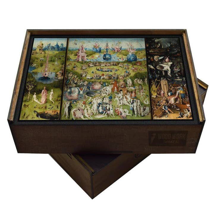 Garden of Earthly Delights | Wood Puzzles | Adult Jigsaws for wholesale by WAWW Artisanal Wooden Puzzles