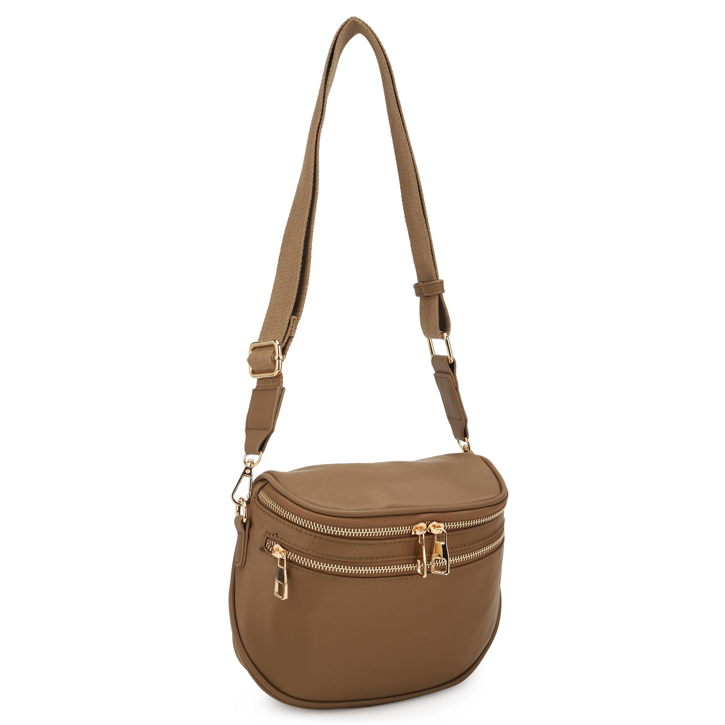 KAYLA+AVA - Wholesale Crossbodytas - Dames - Courtney Modieuze lichtgewicht nylon draagtas/heuptas 7