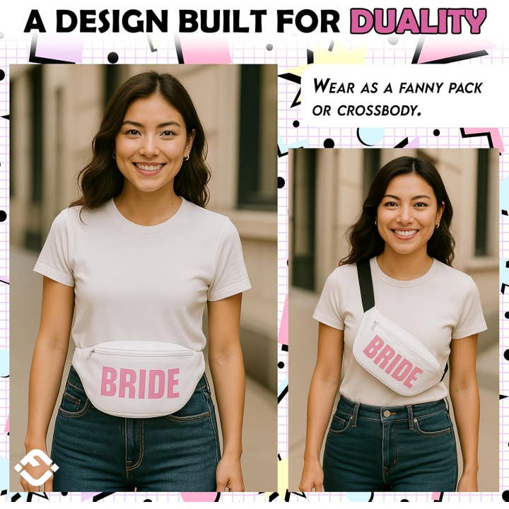 Funky Junque - Wholesale Belt Bag - Women's - 3 Pack: Party Neon Fanny Pack4