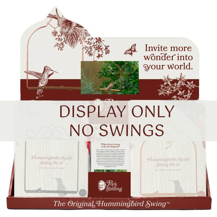 Swing Counter with Video (Display only) for wholesale by Pop's Birding