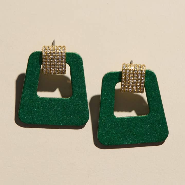 Emerald Sparkle Luxe Avery for wholesale by Nickel and Suede