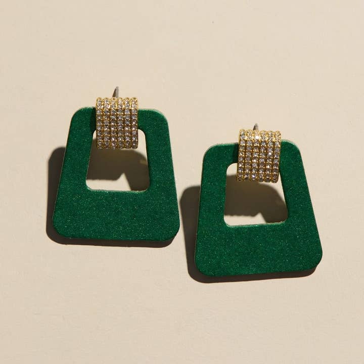 Emerald Sparkle Luxe Avery for wholesale by Nickel and Suede