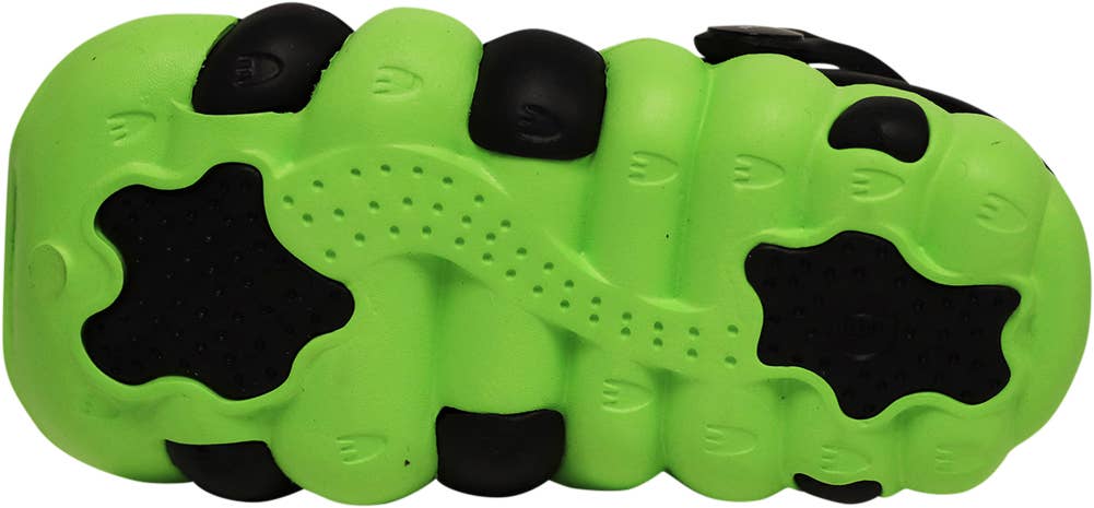 Eastern Off Price - Wholesale Sandals - Kids - Norty Boys Sizes 12-4 Bug Clog Sandal 42179 Lime & Black4