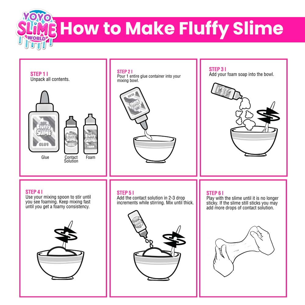 YOYO World - Wholesale Putty/Slime - Kids - DIY Fluffy & Glitter Slime Kit for Kids | Pack of 128