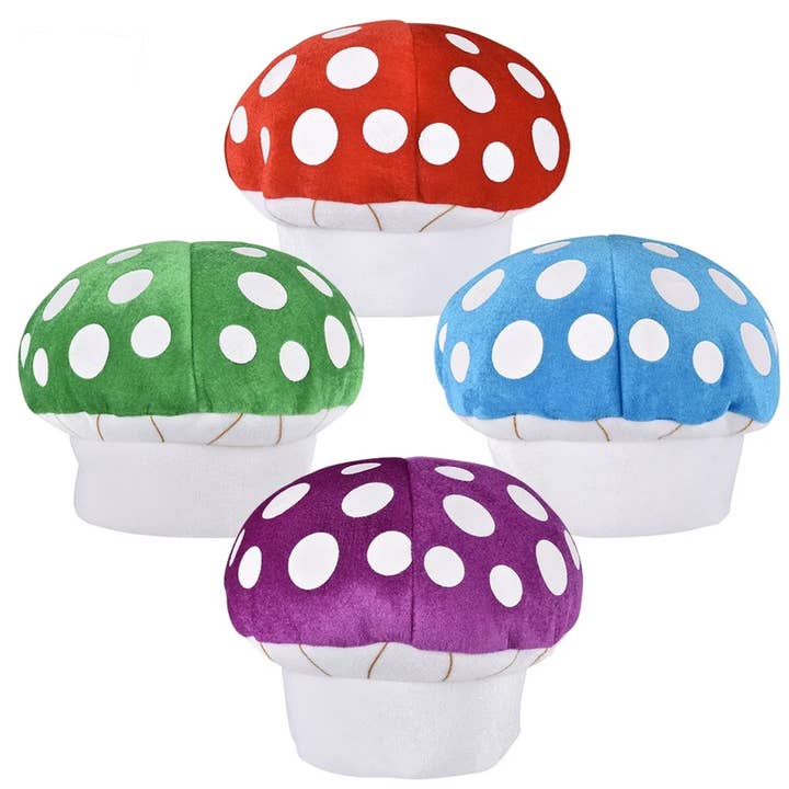 Soft Cozy Cartoon Mushroom Hat For Kids - Assorted for wholesale by HALLEE