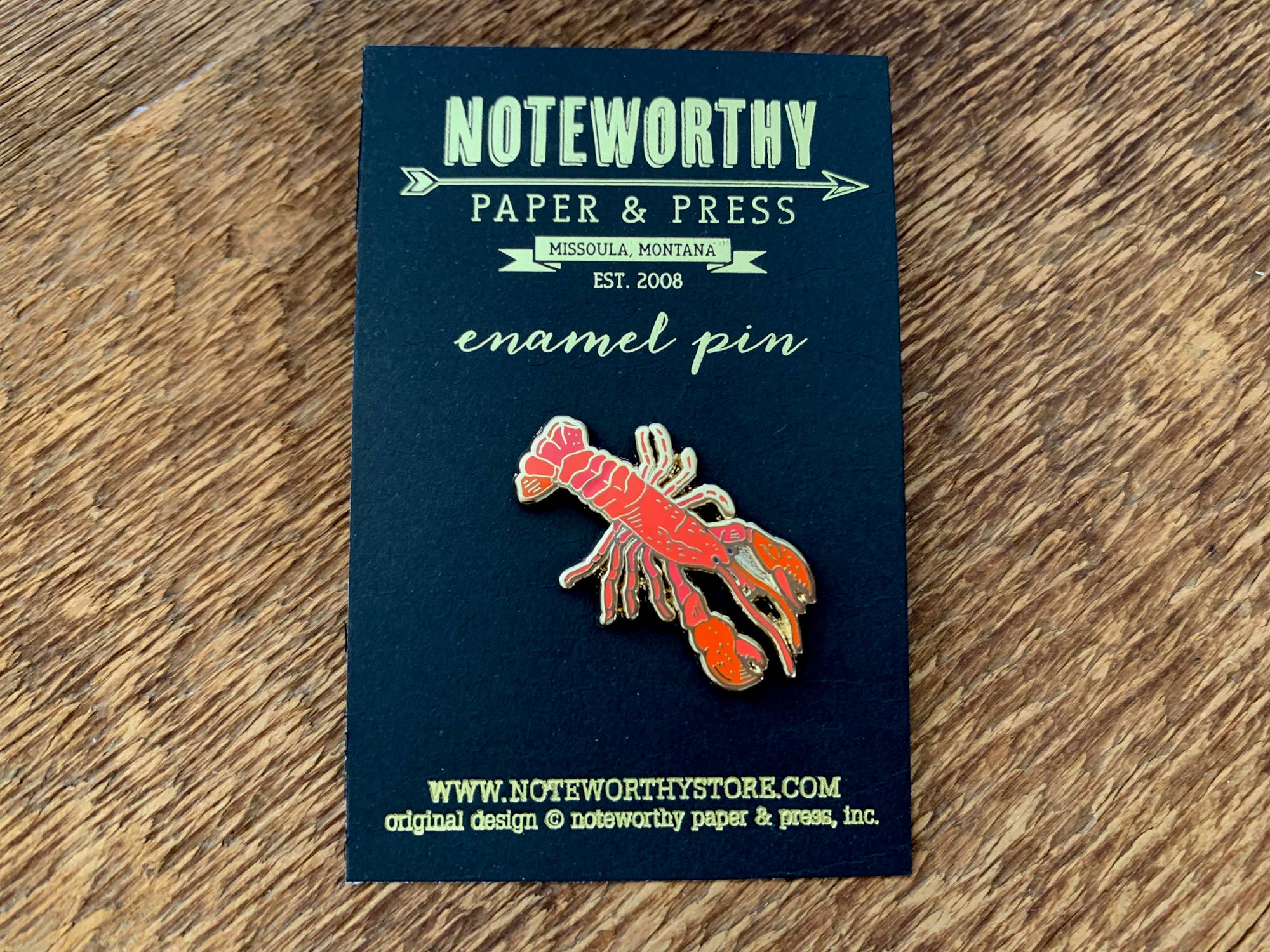 Noteworthy Paper & Press - Wholesale Lapel Pin/Button - Lobster Enamel Pin5