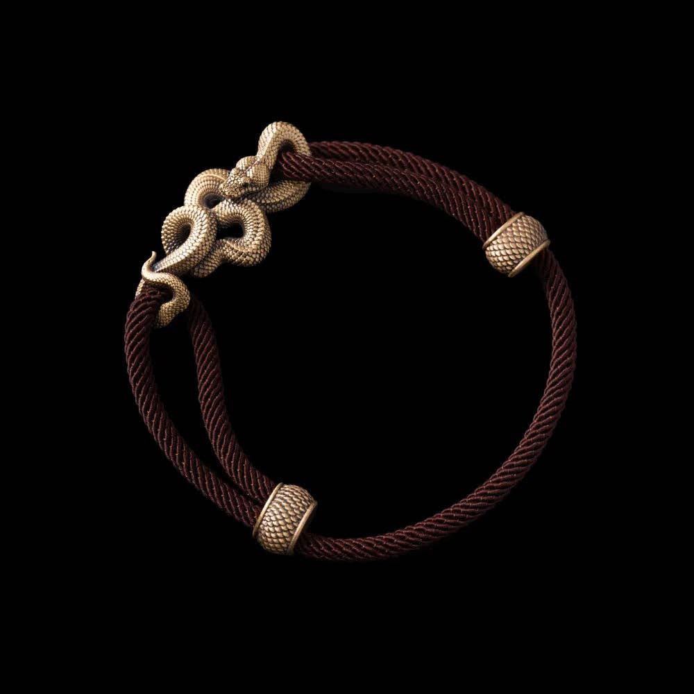 Coppertist.wu - Wholesale Woven/Braided Bracelet - Tree Boa Rope Bracelet - Brass2