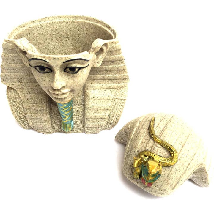 OMA - Eclectic Home - Wholesale Jewelry Box/Organizer - Egyptian King Tut Pharaoh Jewelry Trinket Keepsake Box