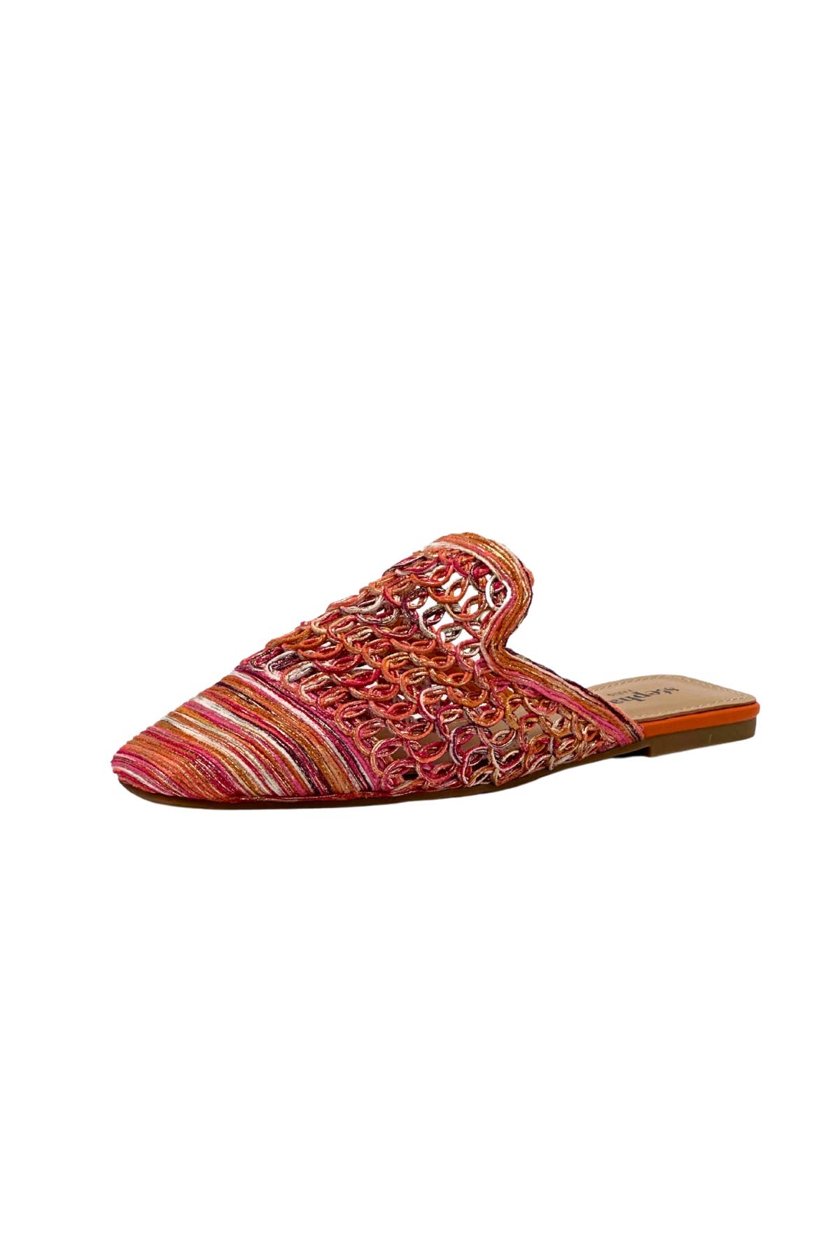 Sort Flade mules i farvet mesh QQ-229 for engroshandel på Faire2