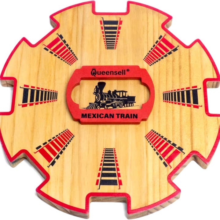 Wooden Mexican Train Hub for wholesale by Queensell