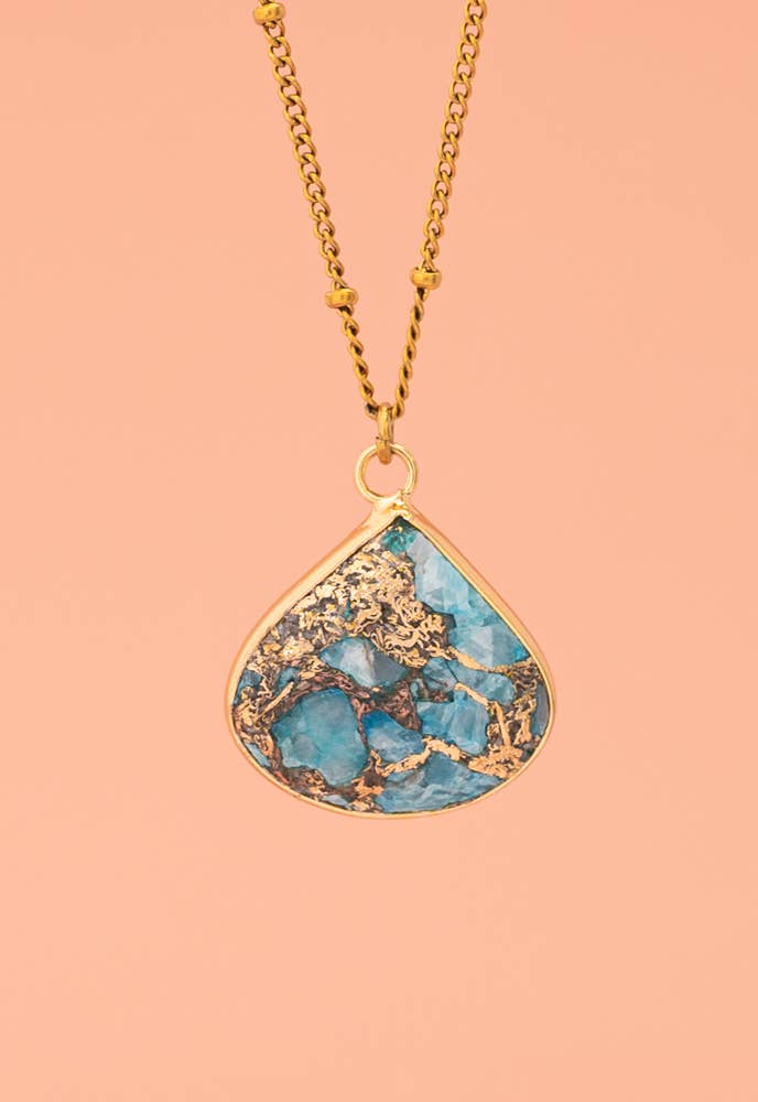 Starfish Project, Inc – Colar pingente/pendente por atacado – Colar Flor de Pedra do Imperador4