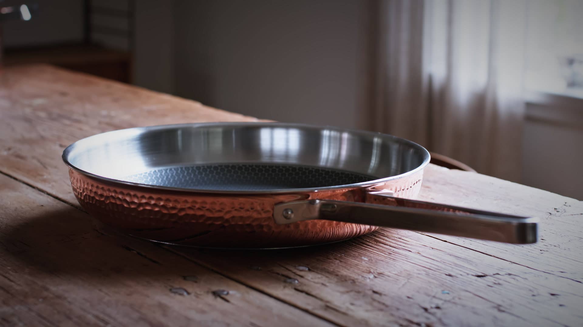 Vargen & Thor – Engroshandel Pan – MODEL Yb – Stegepande 28 cm i ægte kobber7