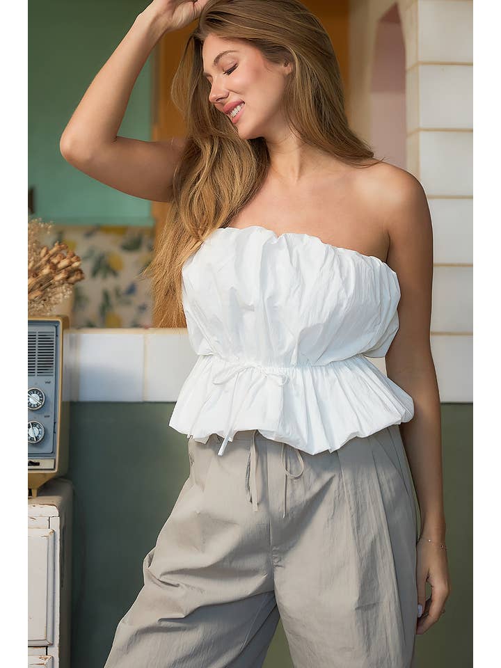Her Bottari - Wholesale Blouse - Women's - BT6110_Bubble Tube Top ONLY