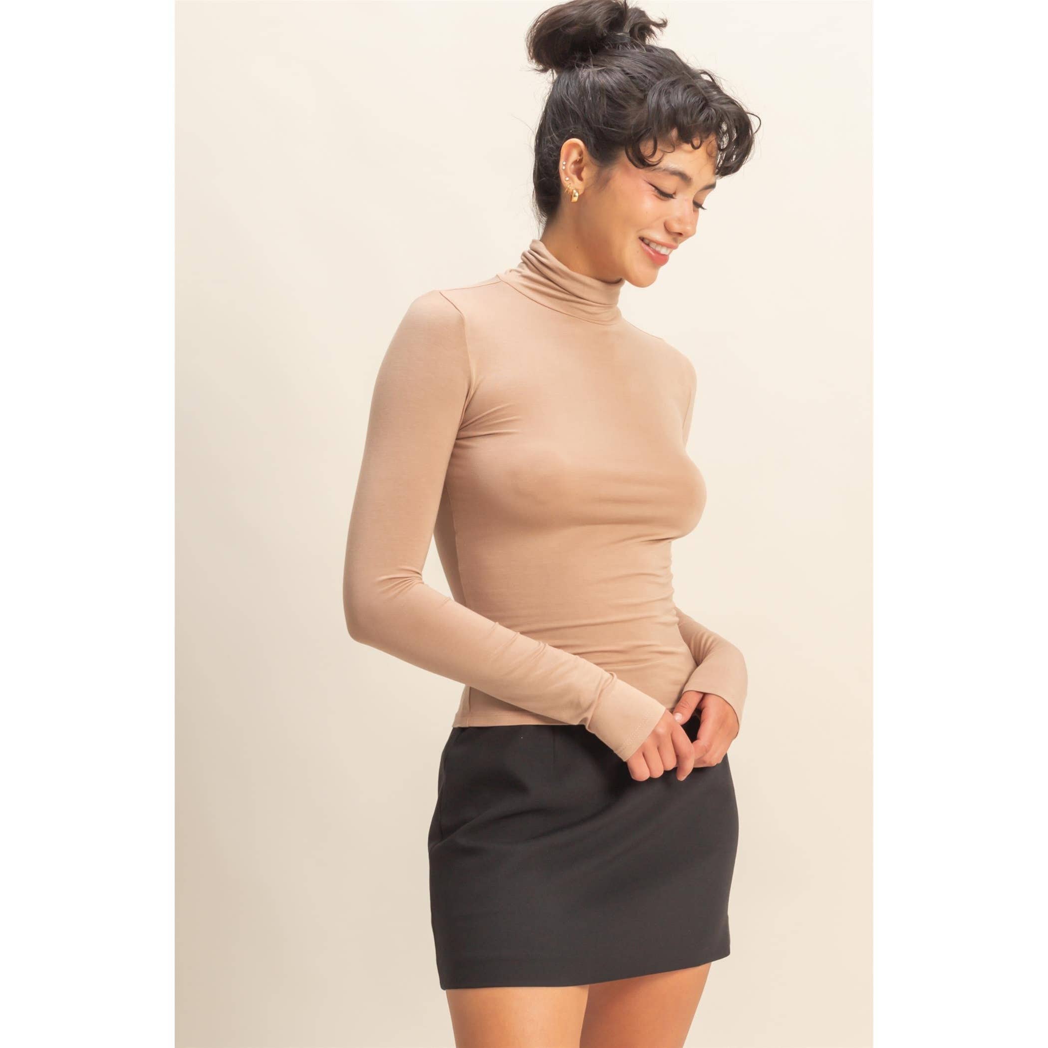 HYFVE - Wholesale Shirt - Women's - Turtleneck Long Sleeve Fitted Top16