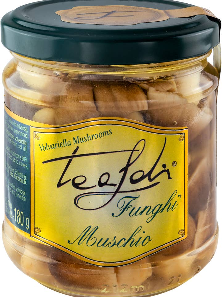 Mushrooms Moss Olive Oil 180g for wholesale by ANTICO PASTIFICIO TEALDI SRL (Tealdi)