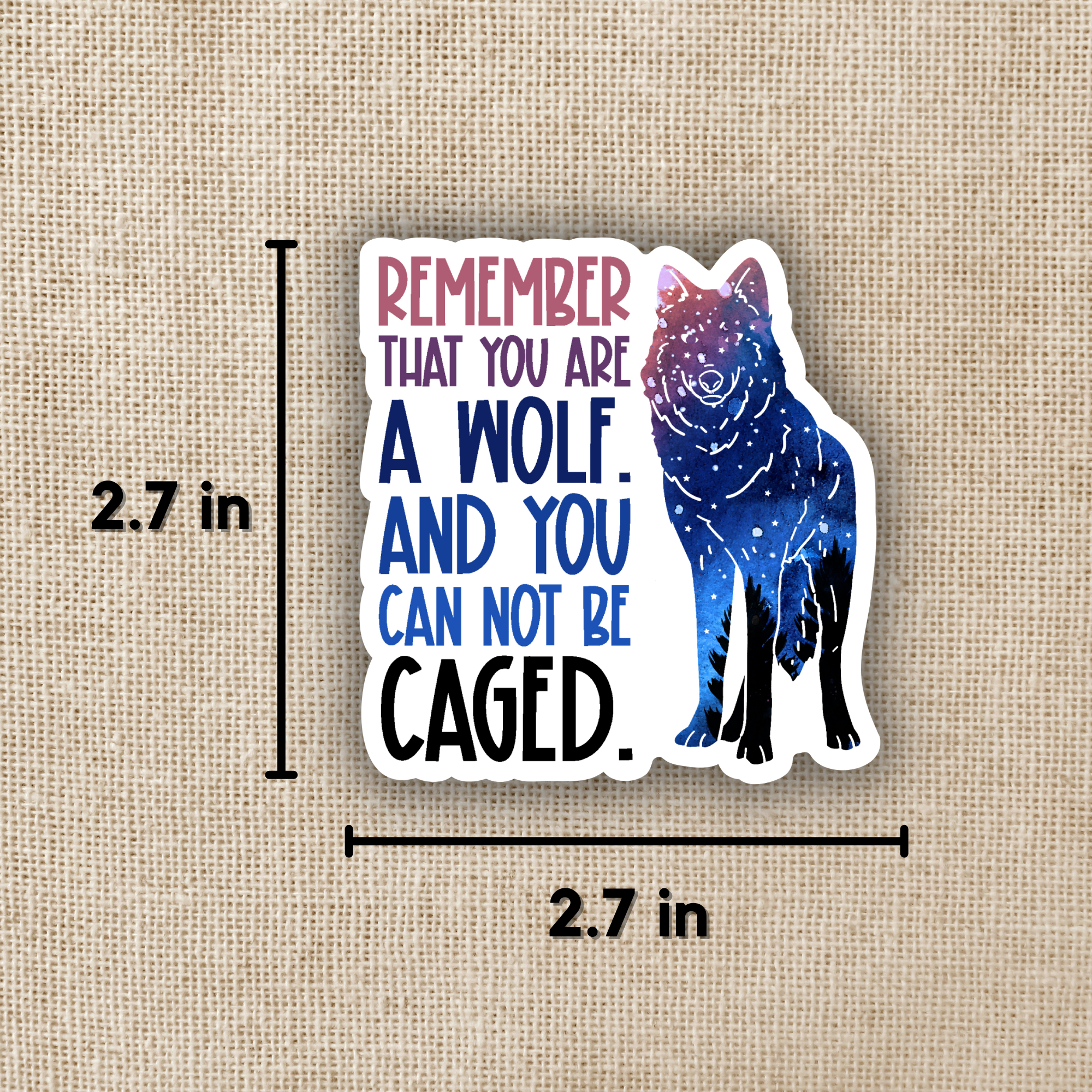 Kingdom of Threads - Wholesale Sticker - Remember That You Are a Wolf ACOTAR Sticker1