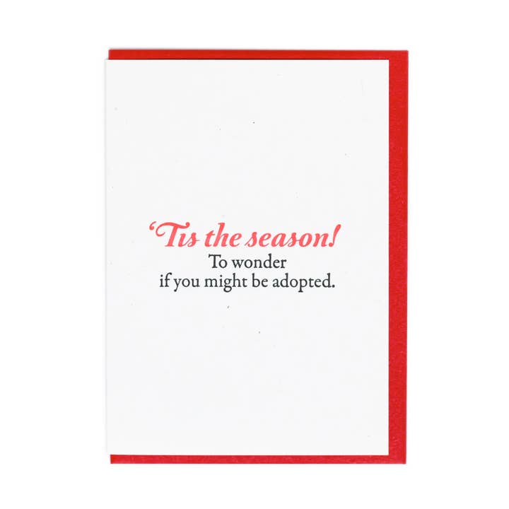 Adopted Christmas Greeting Card Box Set for wholesale by Lady Pilot Letterpress