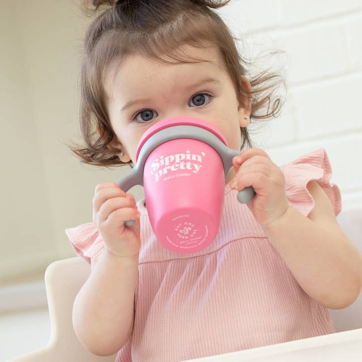 Bella Tunno - Wholesale Drinking Glass/Cup - Kids & Baby - Sippin Pretty Happy Sippy Cup
