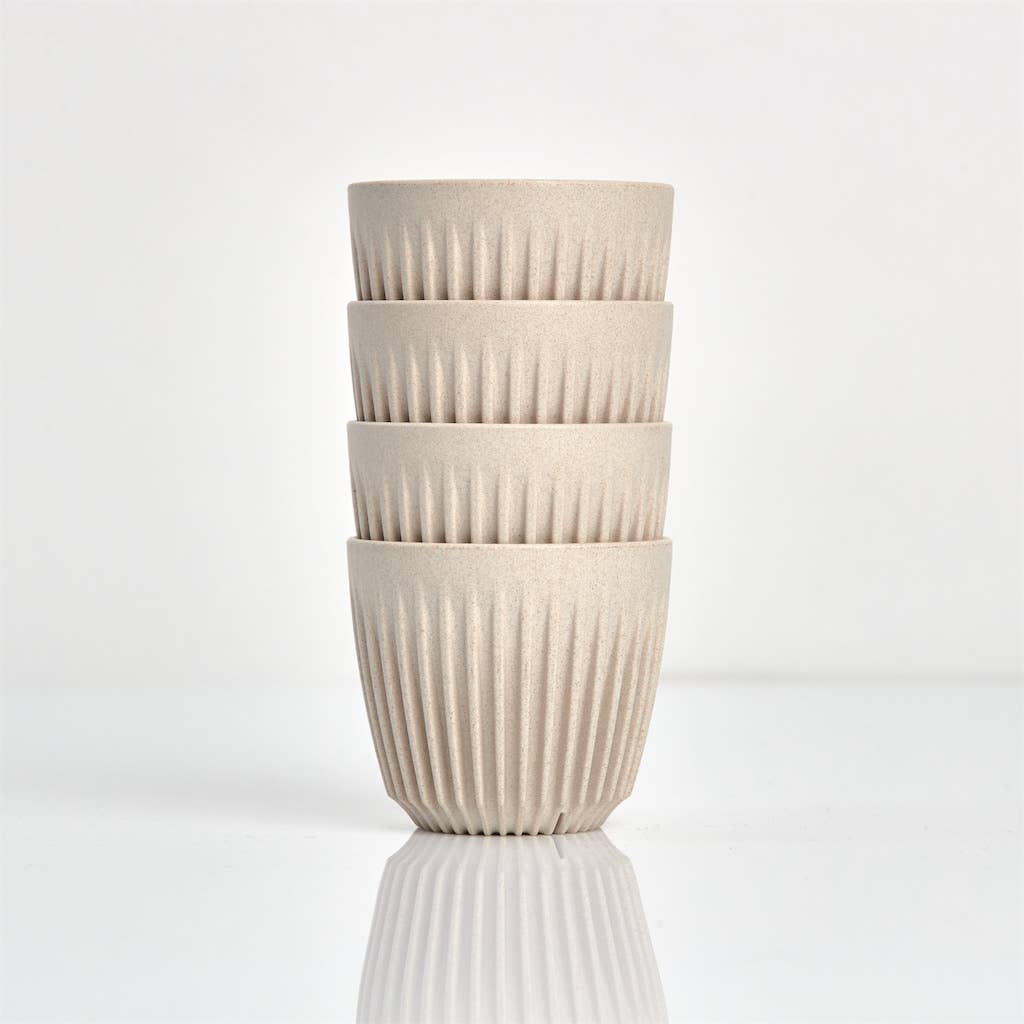 Huskee - Wholesale Drinking Glass/Cup - 6oz HuskeeOriginal Reusable Cup 4-Pack1