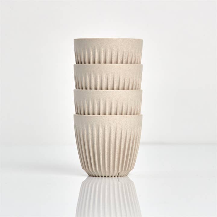 Huskee - Wholesale Drinking Glass/Cup - 6oz HuskeeOriginal Reusable Cup 4-Pack1