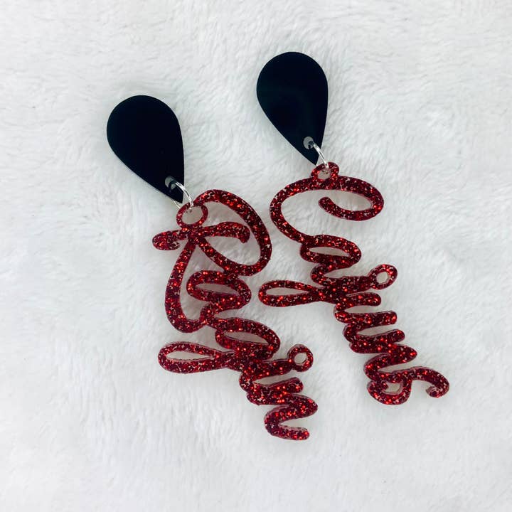 D and M’s Enterprise, LLC - Wholesale Dangle Earrings - University Louisiana Lafayette Ragin Cajun1