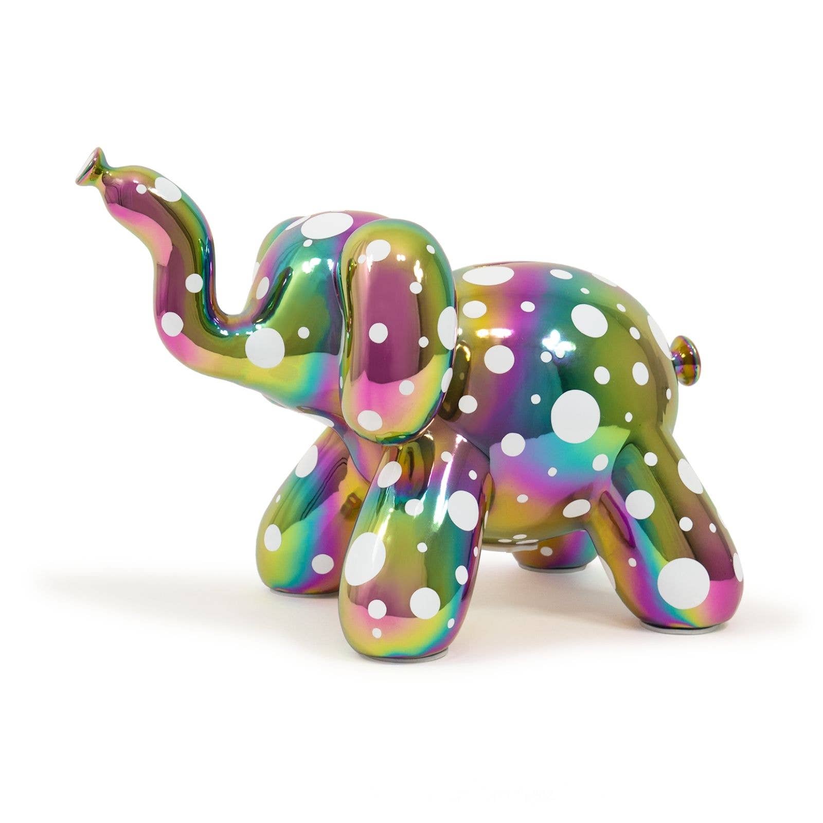 Rainbow Elefante Da Appendere commercio equo e solidale CUORE Bell Mobile Carta Vivaio Stanza Dei Giochi 