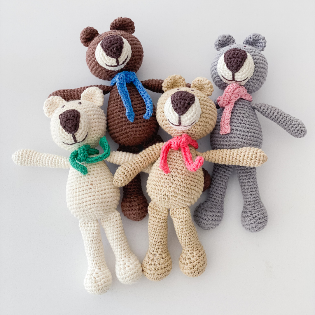 BEBEMOSS, LLC - Wholesale Stuffed/Plush Toy - Kids & Baby - Mini, Organic cotton bear, crochet stuffed animal, teddy4