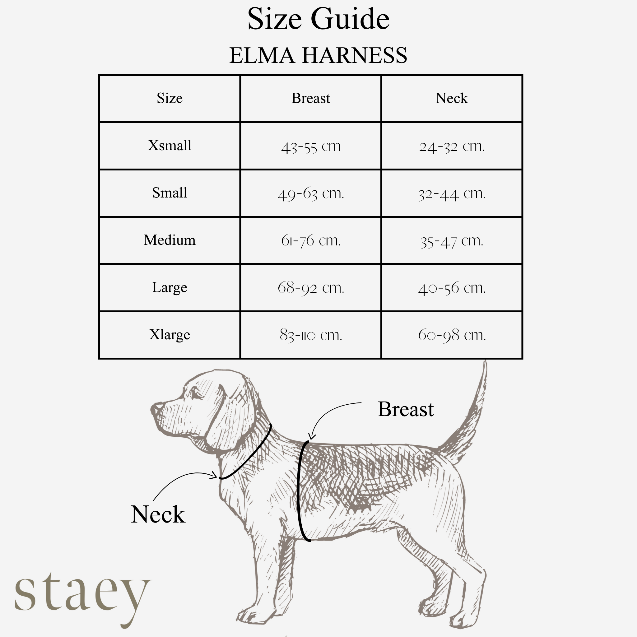 Staey - Wholesale Pet Harness - Dog - Elma Dog Harness | Mocha8