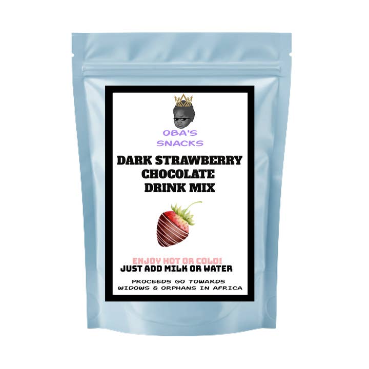 Mini bebida de chocolate para levar - Morango Negro - quente/frio Vegan por atacado de Maqoba