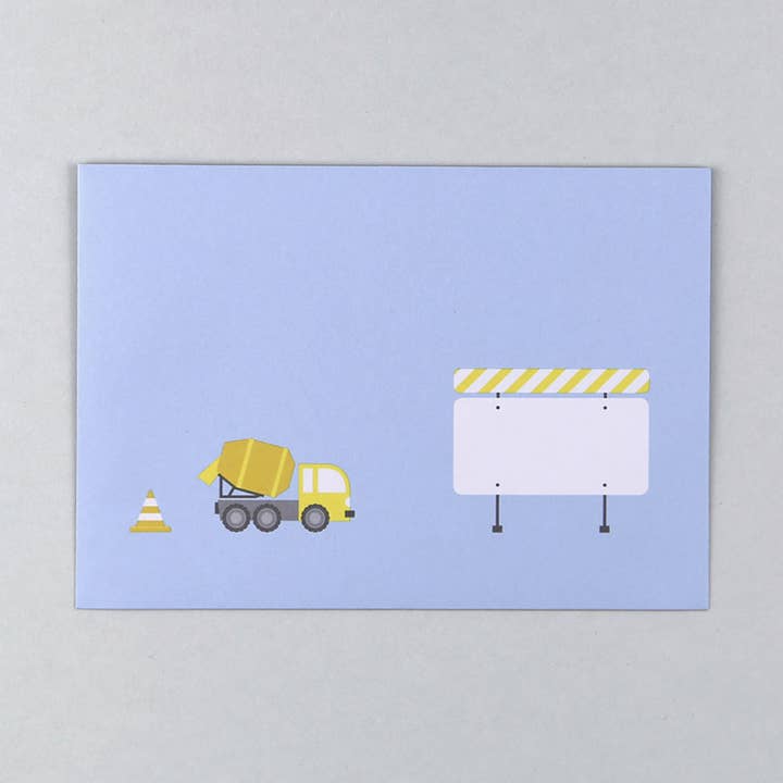 C6 Construction Site Bob Envelope for wholesale by Kunst an Papier