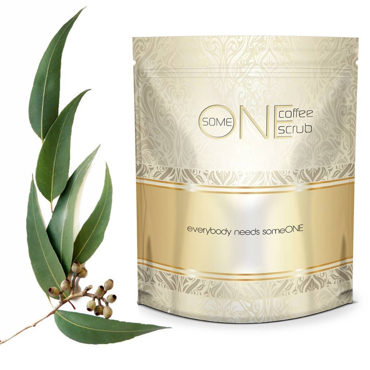 The Midwest Sea Salt Company – wholesale Body scrub/exfoliant – Eucalyptus Kona Coffee Scrub with Dead Sea Salts - 24oz - Al4