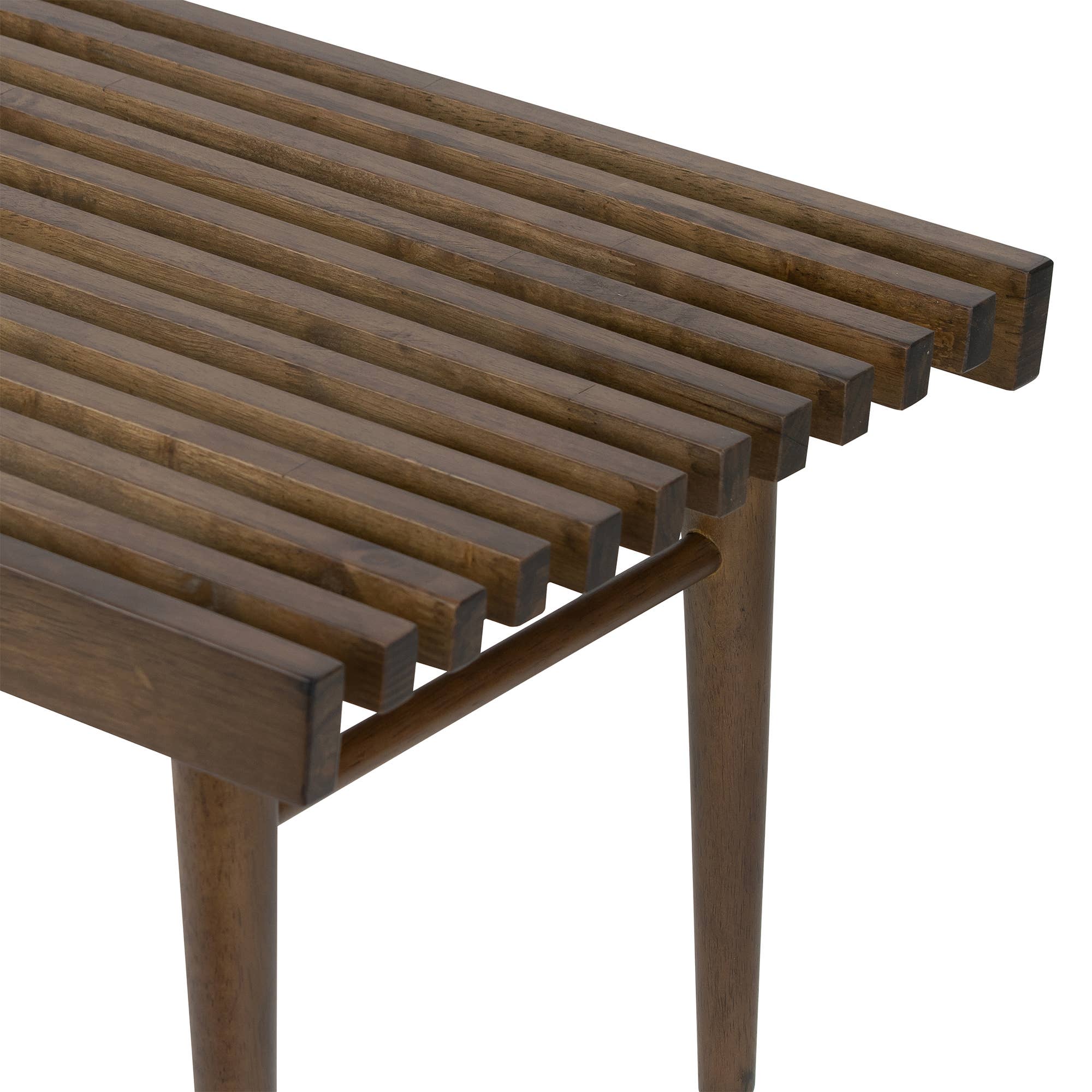 Glamour Home - Wholesale Bench - Baird Slatted Wooden Bench3