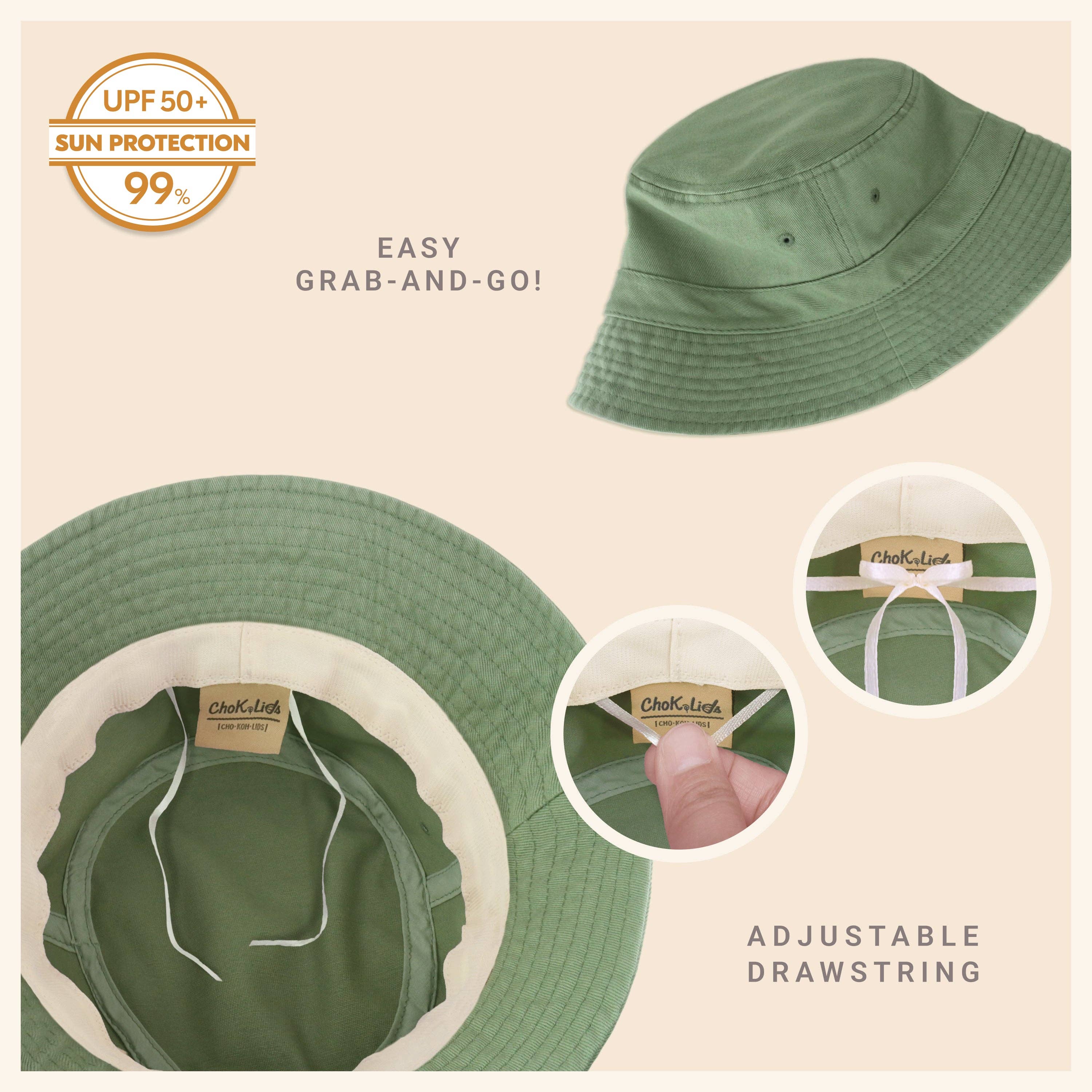 ChoKoLids – Engroshandel Bucket hat - Dame – CHOK.LIDS lærred spand hat29