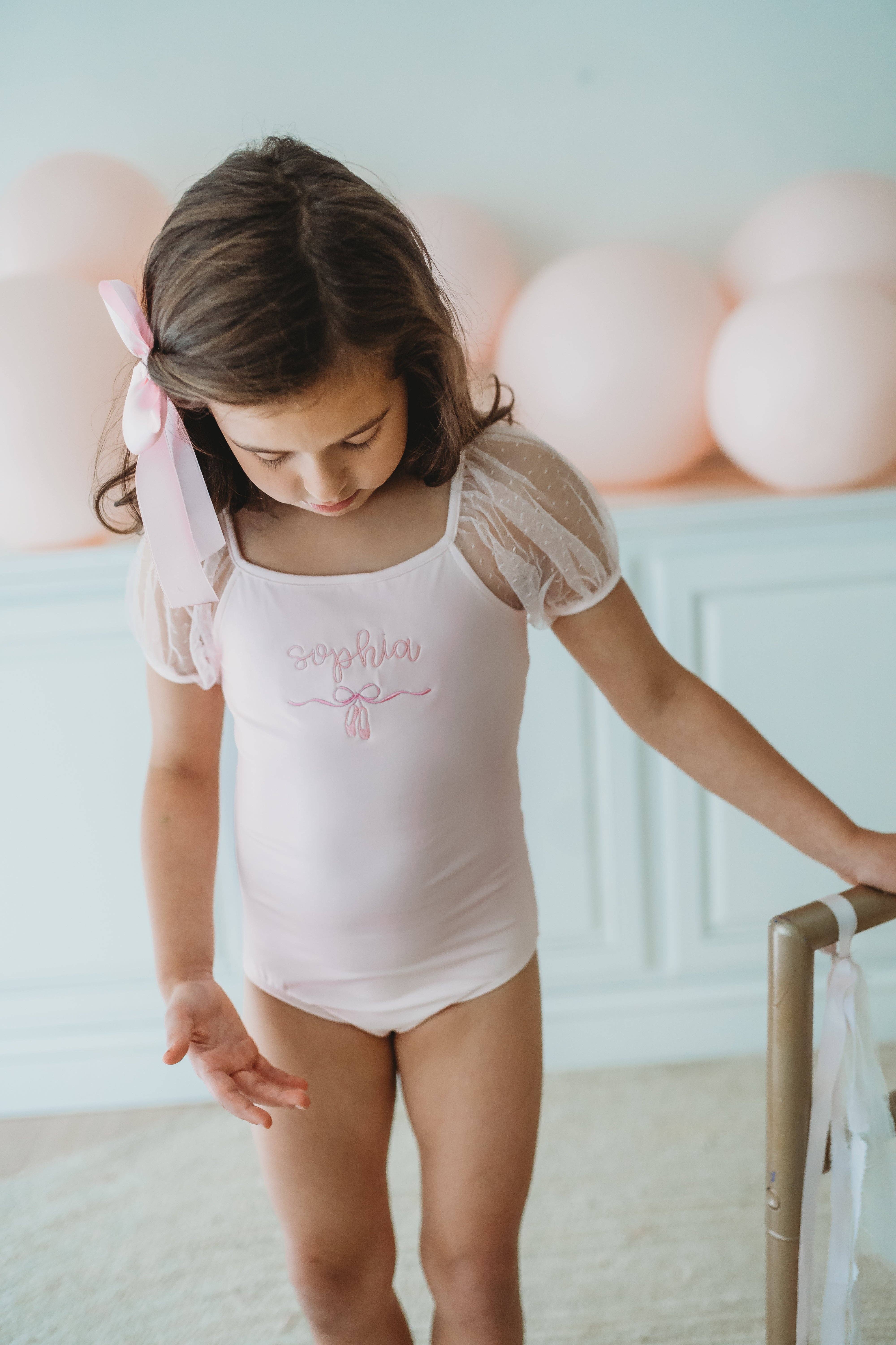 Cheeky Plum - Wholesale Leotard - Kids - Mesh Leotard - Pink Bliss10