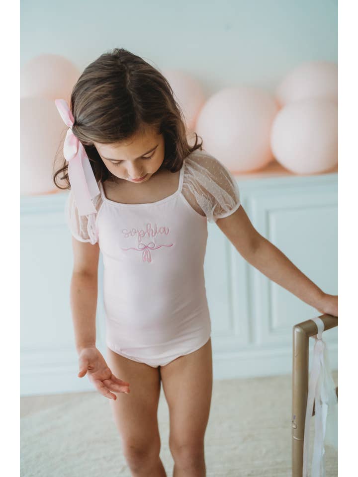 Cheeky Plum - Wholesale Leotard - Kids - Mesh Leotard - Pink Bliss10