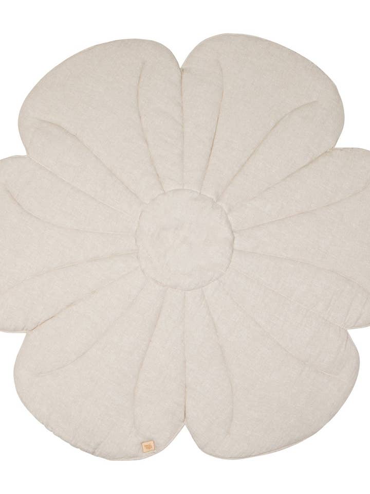 Linen bloom mat "Sandy lily" for wholesale by Moi Mili
