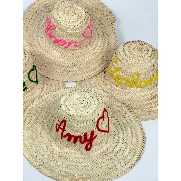 Mikwi - Wholesale Straw Hat - Women's - Personalised Straw hat - DECORATIVE STRAW HAT - Moroccan hat6