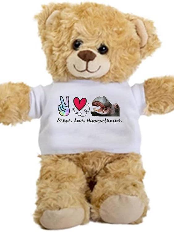 Hippopotamus Teddy Bear, Hippopotamus Gift for wholesale by CustomHappy