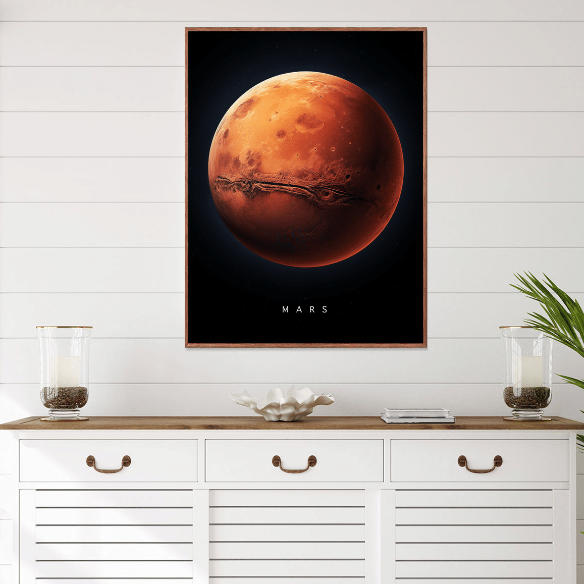La Luna Bella - Toys - Wholesale Art print - Red Planet Majesty Mars Canvas Wall Art Print3