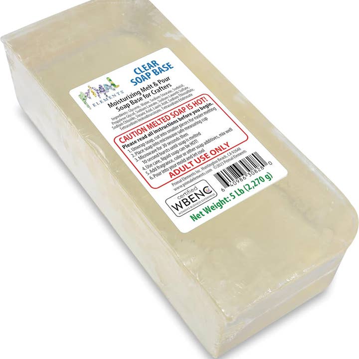 Primal Elements - Wholesale DIY Craft Kit - Clear Soap Base