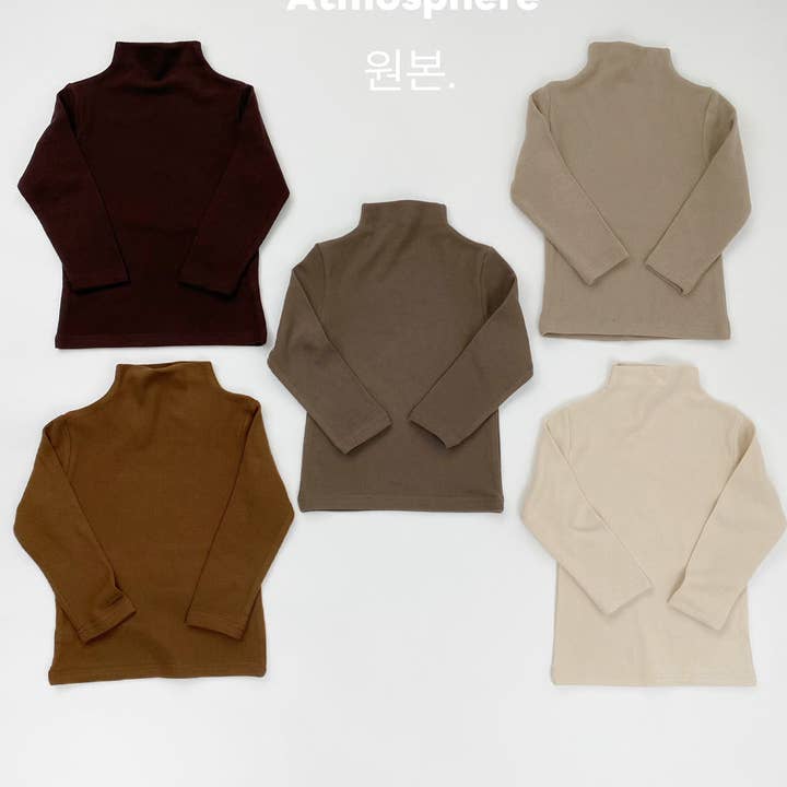 Layered Neck Cotton Kids Sweater Cute Casual Long Sleeve for wholesale by VERDAVUE