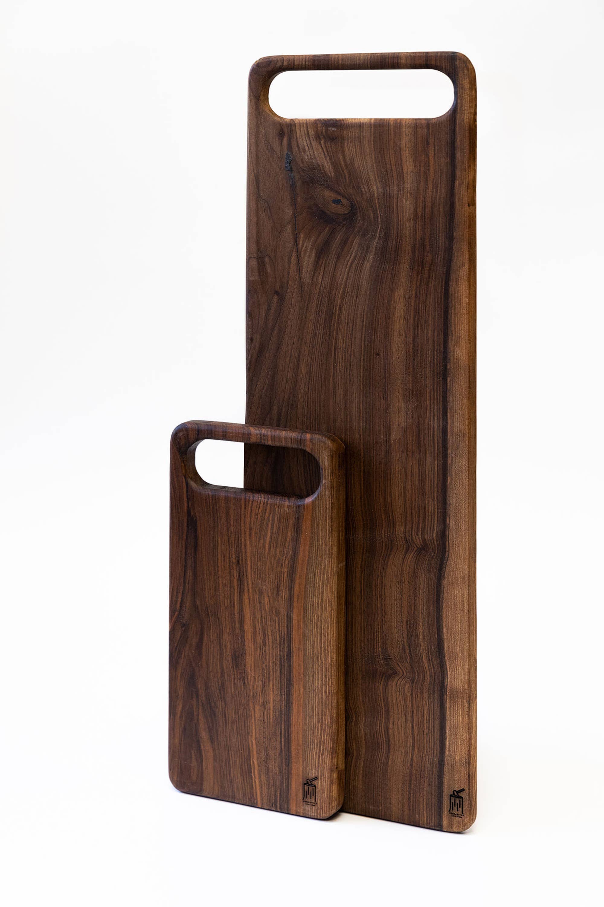 Woodcutter Creations - Vente Planche à découper - Planches de service à manche en bois - Fabriquées à la main - Planches à découper5