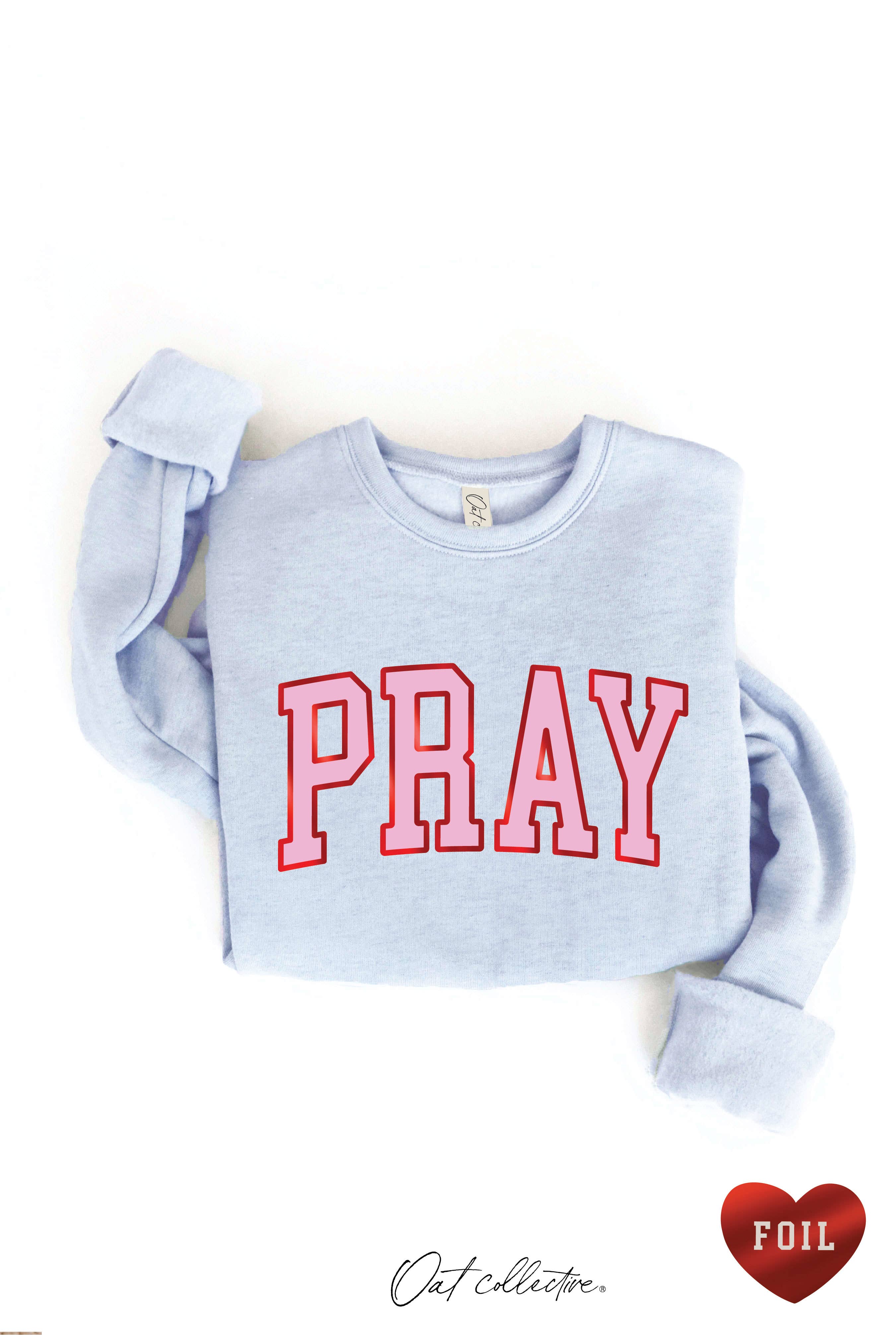 OAT COLLECTIVE - Vendita all'ingrosso Felpa stampata - Donna - Felpa con grafica PRAY FOIL8