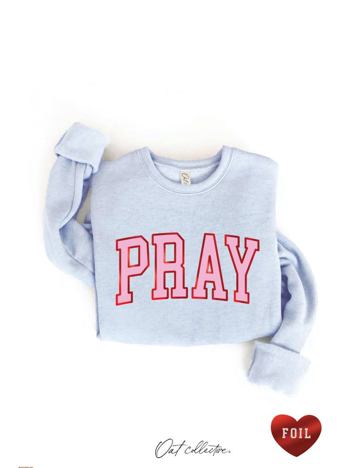 OAT COLLECTIVE - Vendita all'ingrosso Felpa stampata - Donna - Felpa con grafica PRAY FOIL8