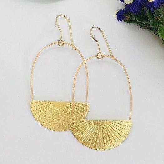 Sunburst II Earrings for wholesale by Hana Moriah