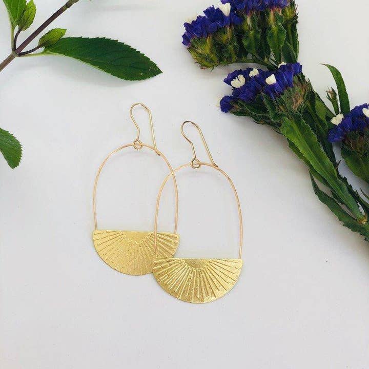 Sunburst II Earrings for wholesale by Hana Moriah