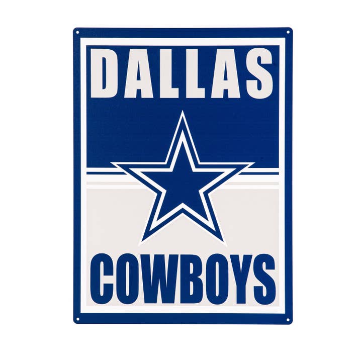 Evergreen Enterprises - Wholesale Sign - 15.5"L x 11.5"H Medium Metal Wall Sign, Dallas Cowboys