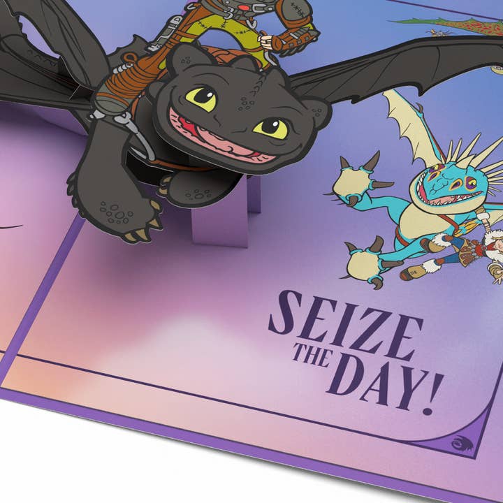 Lovepop Cards - Wholesale Birthday Card - How to Train Your Dragon Heroic Heights Birthday Pop-Up Card3