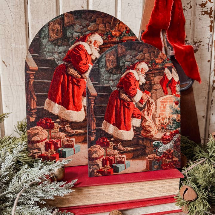 WillowBee Signs & Designs - Wholesale Sign - Christmas Arched Wood Sign Shelf Sitter3