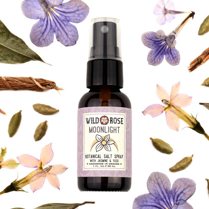 Spray au sel botanique Moonlight, 1 oz pour la vente par Wild Rose Herbs